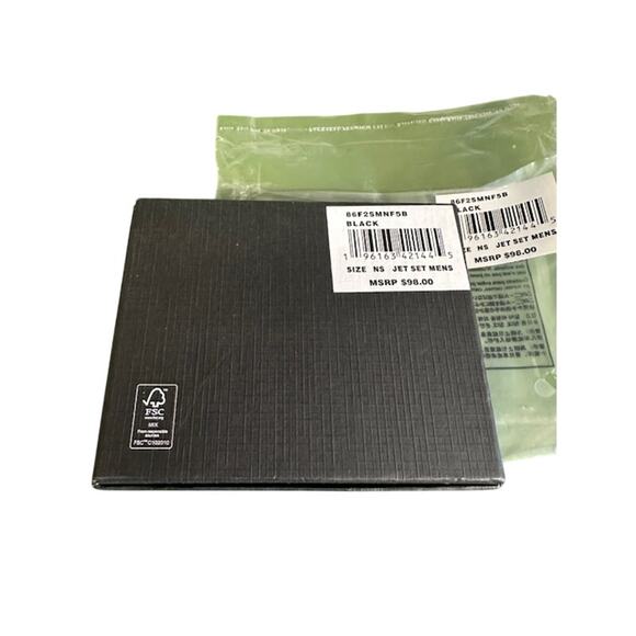NWT Michael Kor Slim Billfold. Black with Michael Kor emblem on front & back. - Picture 6 of 6